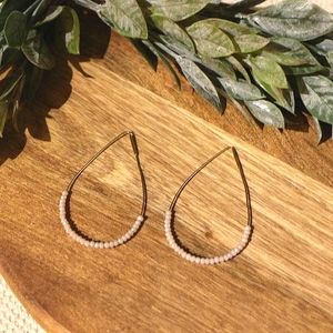 Altar'd State Teardrop Beaded Earrings